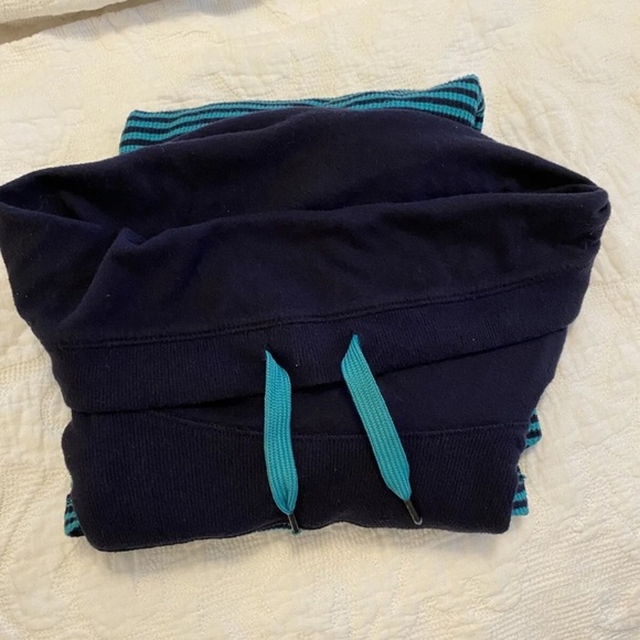 Striped Blue and Black Women's Top - Picture 10 of 10